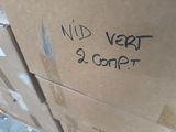a cardboard box that has some writing on it