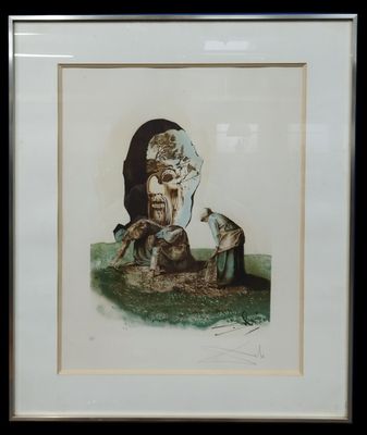 DALI lithographie d'après MILLET n°58/300