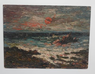 M.L Guibert (XXe siècle) Soleil levant