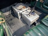 a suitcase sitting in the back of a car