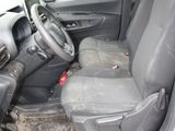 the interior of a car with a dirty seat and a dirty floor