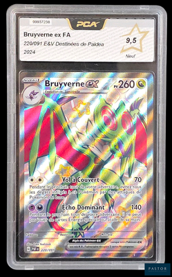 un gros plan d'une carte Pokémon sur laquelle figure une étoile