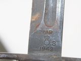 a close up of a metal object with a number on it