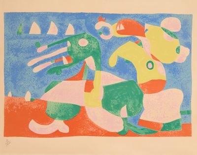 Joan Miró (1893-1983) Chez le Tsar - Planche VIII de la suit…