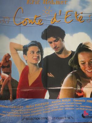 movie poster for love and lies starring two young women and a man in a bathing suit