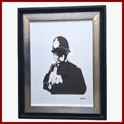 BANKSY (d'après) : The Policeman.