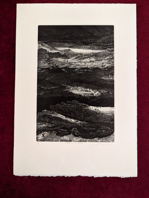 Daniel DUL BEUGNIOT (né en 1954) - Gravure N&B intitulée "2 … - Photo 1