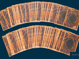 a lot of cards that are sitting on top of each other