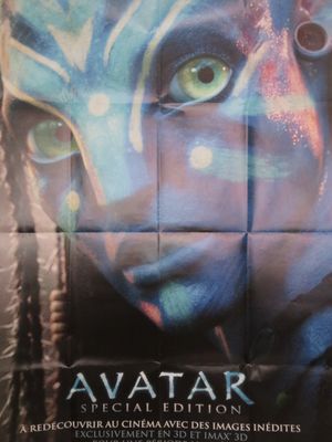 une image représentant une affiche de film sur laquelle est peint le visage d'une femme