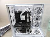 a picture of a computer case with a fan inside of it