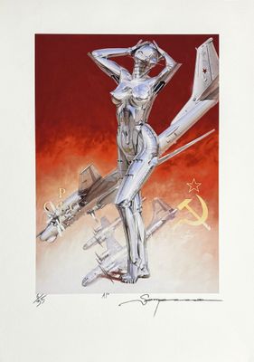 Hajime SORAYAMA (Né en 1947) Russian Girl .
