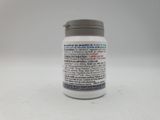 a close up of a bottle of pills on a white surface