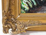 a picture of a painting on the wall of a room