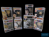 la boîte contient de nombreux modèles différents de figurines Pop Vinyl