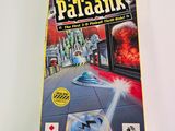the box for the game paratank is sitting on a white surface