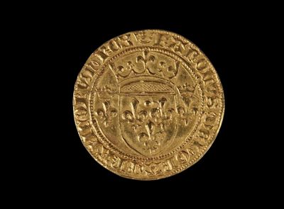 CHARLES VII Ecu d’or à la couronne - Photo 1