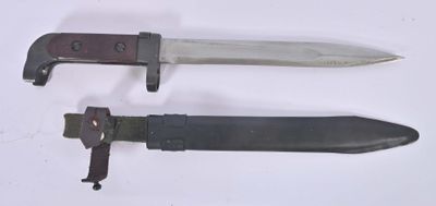 two knives that are sitting side by side on a white surface