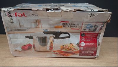 Cocotte-minute inox, TEFAL Autocuiseur 6 L, Induction, 5 poi… - Photo 1