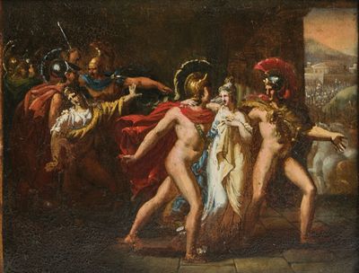 une image représentant un tableau où l'on voit un groupe de femmes nues dans une pièce