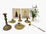 a picture of a group of objects that are on a table