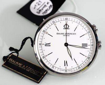BAUME & MERCIER "Classima", Pendulette - réveil de voyage en…