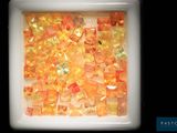 a picture of a picture of a square of gummy bears