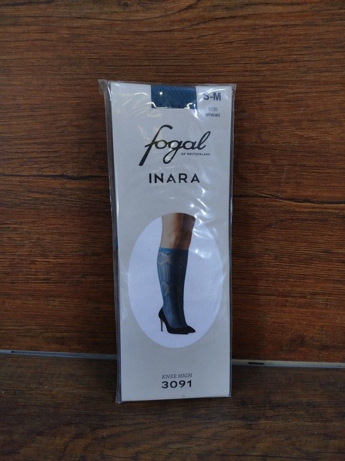 Lot de 20 paires de mi-bas de la marque FOGAL (produit de très haute qualité) - Modèle : INARA - Couleur : emerald - ...