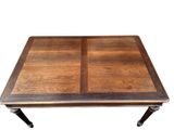 an image of a wooden table with a square top