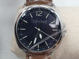 a close up of a watch on a wrist