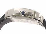 a close up of a watch on a white background