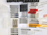 many different types of screws in this case