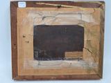 an old picture of a picture frame with a picture in it