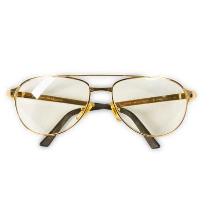 a pair of glasses on a white background