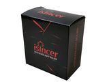 an image of a black box with a red logo on it