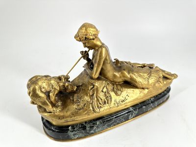 Emmanuel FREMIET (1824-1910). Pan et les ours.