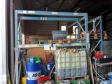 a garage filled with lots of different types of containers