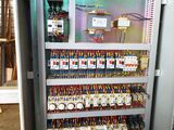 an electrical panel with many wires and wires in it