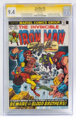 IRON MAN - Stan LEE (1922-2018) - MARVEL Comic Group "The In…