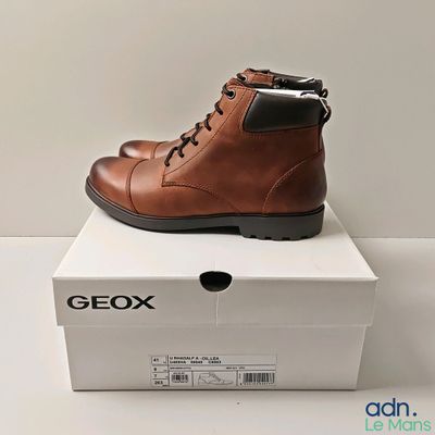 the box is empty and the shoe is on top of the box