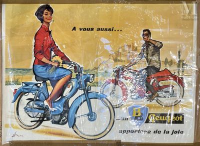 BB Peugeot Affiche offset 82 x 108 cm - Photo 1