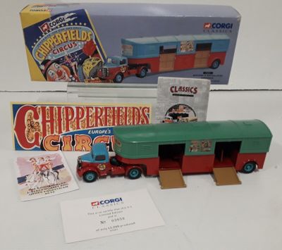 Corgi camion Chipperfields Circus année 1994