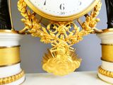 a clock that is sitting on top of a table