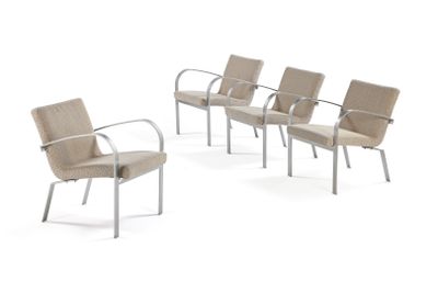 LEOLUX Suite de quatre fauteuils.
