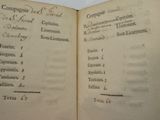 an old book with writing on it sitting on a table
