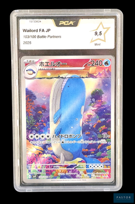 une image d'une carte à collectionner Pokémon sur laquelle figure un dauphin