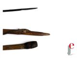 three different types of tools on a white surface