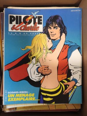 la couverture d'une bande dessinée représentant une femme en train d'enlacer un homme