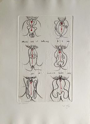 Roberto Matta - Hommage à Marcel Duchamp, 1971