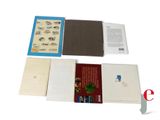 a picture of a book opened on a white surface