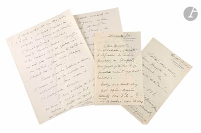 André Becq de FOUQUIÈRES (1875-1959). Manuscrit autographe, …